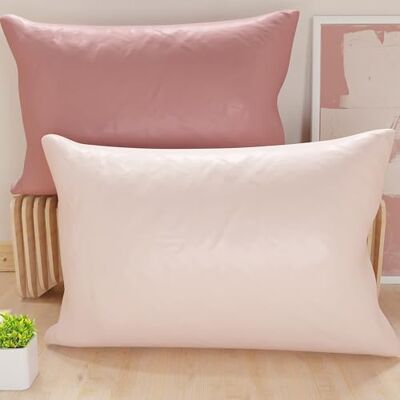 PETTI ARTIGIANI ITALIANI PETTI Artesanos Italianos Par de Fundas de Cojín de Microfibra de 145x40 cm, Cojines Decorativos para Dormitorio, Sofá, Juego de 2 Fundas de Cojín, Funda de Almohada de Doble Cara en Polvo Claro y O PETTI ARTIGIANI ITALIANI PETTI Artesanos Italianos Par de Fundas de Cojín de Microfibra de 145x40 cm, Cojines Decorativos para Dormitorio, Sofá, Juego de 2 Fundas de Cojín, Funda de Almohada de Doble Cara en Polvo Claro y O