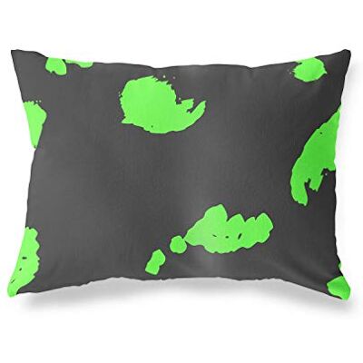 Bonamaison Fundas para Cojínes, Verde Neón-Humo Funda de Almohada para Sofá Coche Silla Oficina Cama Decorativa Moderna Decoración del Hogar, 45x60 Cm Diseñado y Fabricado en Turquía Bonamaison Fundas para Cojínes, Verde Neón-Humo Funda de Almohada para Sofá Coche Silla Oficina Cama Decorativa Moderna Decoración del Hogar, 45x60 Cm Diseñado y Fabricado en Turquía