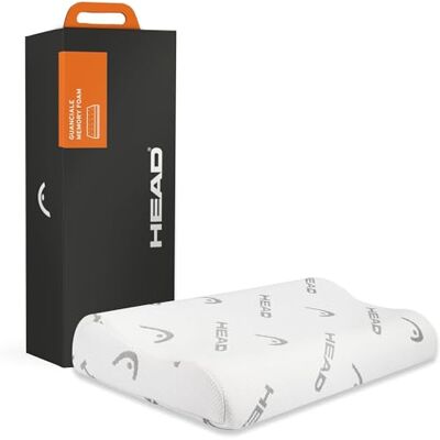 osama home HEAD Active Rest Almohada Viscoelastica Suave y Ergonómica Doble Ola, Almohada Cervicales y Cuello para Dormir CellActive® Circulación, Almohada Cervical Funda Lavable Antiácaros 40x70, Cojines Cama osama home HEAD Active Rest Almohada Viscoelastica Suave y Ergonómica Doble Ola, Almohada Cervicales y Cuello para Dormir CellActive® Circulación, Almohada Cervical Funda Lavable Antiácaros 40x70, Cojines Cama