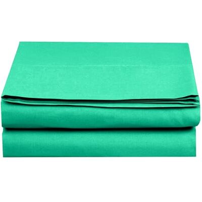 Elegant Comfort Sábana encimera de 1 Pieza de Calidad hotelera, Lujosa y Suave, de Microfibra 1500, sin Arrugas, Resistente a Las Manchas, Individual/Individual XL, Verde Azulado Elegant Comfort Sábana encimera de 1 Pieza de Calidad hotelera, Lujosa y Suave, de Microfibra 1500, sin Arrugas, Resistente a Las Manchas, Individual/Individual XL, Verde Azulado