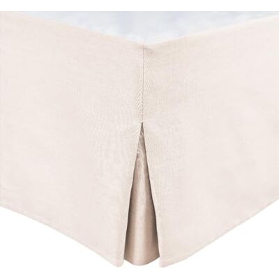 HOME LINGE PASSION Protector de Cama con Base de 180 x 20 cm + 30 cm, Color Crudo HOME LINGE PASSION Protector de Cama con Base de 180 x 20 cm + 30 cm, Color Crudo
