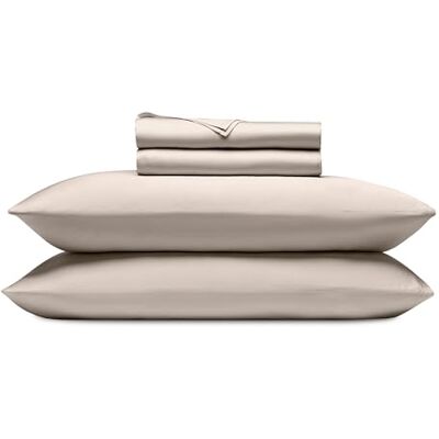 Cozy Earth Luxury Bed Sheet Set 100% Viscose from Bamboo Fabric, Ultra-Soft & Breathable, Fits Regular & Deep Pocket Mattresses up to 20" 4 Pieces Queen Sheet Set Driftwood Cozy Earth Luxury Bed Sheet Set 100% Viscose from Bamboo Fabric, Ultra-Soft & Breathable, Fits Regular & Deep Pocket Mattresses up to 20" 4 Pieces Queen Sheet Set Driftwood