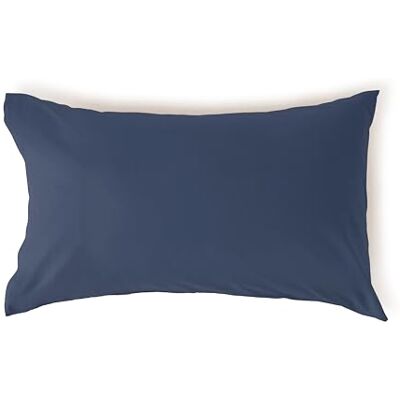Bassetti Juego de 2 Fundas de Almohada, Azul, 100% algodón, 50 x 80 cm Bassetti Juego de 2 Fundas de Almohada, Azul, 100% algodón, 50 x 80 cm