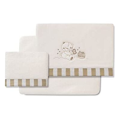 Interbaby Sábanas Coralina Minicuna Honey Bear beige Interbaby Sábanas Coralina Minicuna Honey Bear beige