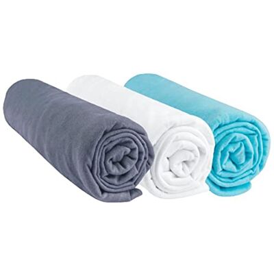 Easy Dort Juego de 3 Sábanas de Jersey de Algodón para Cuna 60x120 cm Easy Dort Juego de 3 Sábanas de Jersey de Algodón para Cuna 60x120 cm