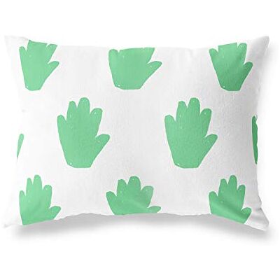 Bonamaison Fundas para Cojínes, Verde Petróleo-Blanco Funda de Almohada para Sofá Coche Silla Oficina Cama Decorativa Moderna Decoración del Hogar, 45x60 Cm Diseñado y Fabricado en Turquía Bonamaison Fundas para Cojínes, Verde Petróleo-Blanco Funda de Almohada para Sofá Coche Silla Oficina Cama Decorativa Moderna Decoración del Hogar, 45x60 Cm Diseñado y Fabricado en Turquía