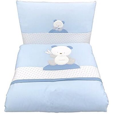 ANDY & HELEN C piumottto cama extraíble bordado, azul ANDY & HELEN C piumottto cama extraíble bordado, azul