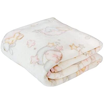 Piel SA Baby 6379-14 Manta Bebe para recién Nacido, Manta de Invierno Estampada Manta de Cuna Color Rosa Tamaño 80 x 110 Piel SA Baby 6379-14 Manta Bebe para recién Nacido, Manta de Invierno Estampada Manta de Cuna Color Rosa Tamaño 80 x 110