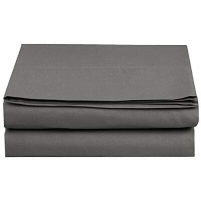 Elegant Comfort Sábana encimera de 1 Pieza de Calidad hotelera, Lujosa y Suave, de Microfibra 1500, sin Arrugas, Resistente a Las Manchas, California King, Color Gris Elegant Comfort Sábana encimera de 1 Pieza de Calidad hotelera, Lujosa y Suave, de Microfibra 1500, sin Arrugas, Resistente a Las Manchas, California King, Color Gris