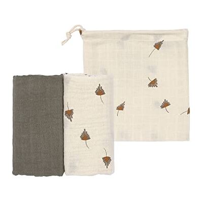 Set de 2 Pañuelos de Tela Lässig - Taupe, Gris Set de 2 Pañuelos de Tela Lässig - Taupe, Gris