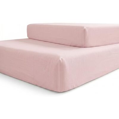 Babyline Lote de 2 Sábanas Bajeras para Cuna 60x120 cm 100% Algodón Suave, Sábana Ajustable con Gomas en Las 4 Esquinas para Colchón de Bebé, Pack Doble Transpirable, (Rosa, Cuna 60x120) Babyline Lote de 2 Sábanas Bajeras para Cuna 60x120 cm 100% Algodón Suave, Sábana Ajustable con Gomas en Las 4 Esquinas para Colchón de Bebé, Pack Doble Transpirable, (Rosa, Cuna 60x120)
