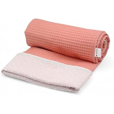various Manta para Bebé Recién Nacido Algodón 100%, Arrullo para Verano y Entretiempo, Toquilla de Tejido Plumeti (Rosa Maquillaje) various Manta para Bebé Recién Nacido Algodón 100%, Arrullo para Verano y Entretiempo, Toquilla de Tejido Plumeti (Rosa Maquillaje)