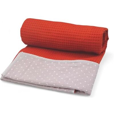 various Manta para Bebé Recién Nacido Algodón 100%, Arrullo para Verano y Entretiempo, Toquilla de Tejido Plumeti (Rojo Ladrillo) various Manta para Bebé Recién Nacido Algodón 100%, Arrullo para Verano y Entretiempo, Toquilla de Tejido Plumeti (Rojo Ladrillo)