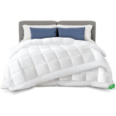 VOUNOT Edredón 4 Estaciones 200x200 cm 3 en 1 - 200g/m²+ 300g/m²= 500g/m² Microfibra Suave VOUNOT Edredón 4 Estaciones 200x200 cm 3 en 1 - 200g/m²+ 300g/m²= 500g/m² Microfibra Suave
