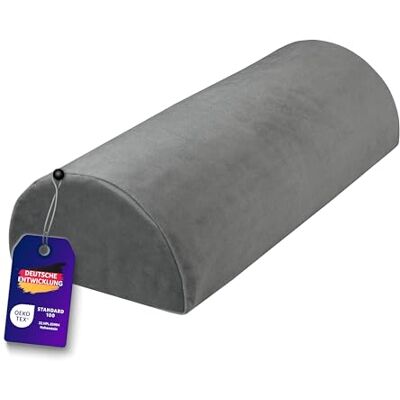 Traumnacht Almohada Ortopédica para Rodillas, para Dormidores de Lado, Cojín para Alivio de Rodilla, Rollo Cervical/Media Almohada con Memory Foam, Funda Lavable, Certificada Öko-Tex Traumnacht Almohada Ortopédica para Rodillas, para Dormidores de Lado, Cojín para Alivio de Rodilla, Rollo Cervical/Media Almohada con Memory Foam, Funda Lavable, Certificada Öko-Tex