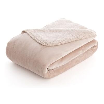 BL BELUM Manta sofá 150x200 cm extrasuave, Manta sofá Reversible Doble Textura una Cara Sedalina y Otra Sherpa, Manta sofá, Light Pink, Manta para Cama, Manta Viaje, Manta para Cualquier Uso BL BELUM Manta sofá 150x200 cm extrasuave, Manta sofá Reversible Doble Textura una Cara Sedalina y Otra Sherpa, Manta sofá, Light Pink, Manta para Cama, Manta Viaje, Manta para Cualquier Uso