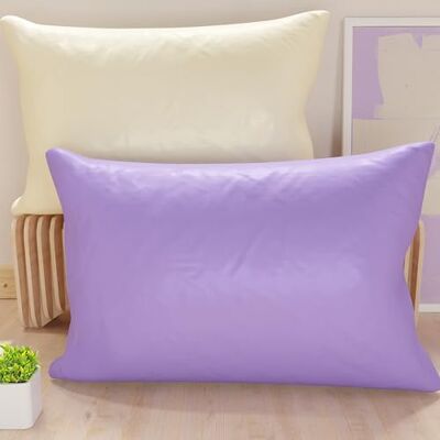 PETTI ARTIGIANI ITALIANI Petti Artesanos Italianos Par de Fundas de Cojín de Microfibra de 145x40 cm, Cojines Decorativos para Dormitorio, Sofá, Juego de 2 Fundas de Cojín, Funda de Almohada Doble Cara en Lila y Crema PETTI ARTIGIANI ITALIANI Petti Artesanos Italianos Par de Fundas de Cojín de Microfibra de 145x40 cm, Cojines Decorativos para Dormitorio, Sofá, Juego de 2 Fundas de Cojín, Funda de Almohada Doble Cara en Lila y Crema