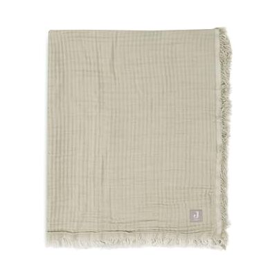 Jollein Manta de bebé Muslin Fringe - Manta para bebés Jollein Manta de bebé Muslin Fringe - Manta para bebés