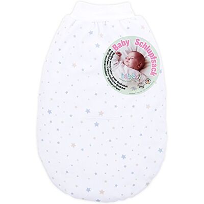 babybay Carrynest Organic Cotton with Belt Slit, White Starsmix Sand/Azure, 250 g, unisex babybay Carrynest Organic Cotton with Belt Slit, White Starsmix Sand/Azure, 250 g, unisex