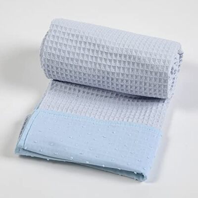 various Manta para Bebé Recién Nacido Algodón 100%, Arrullo para Verano y Entretiempo, Toquilla de Tejido Plumeti (Azul Celeste) various Manta para Bebé Recién Nacido Algodón 100%, Arrullo para Verano y Entretiempo, Toquilla de Tejido Plumeti (Azul Celeste)