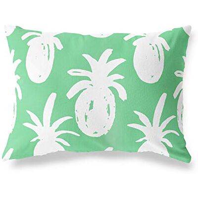 Bonamaison Fundas para Cojínes, Verde Petróleo-Blanco Funda de Almohada para Sofá Coche Silla Oficina Cama Decorativa Moderna Decoración del Hogar, 35x50 Cm Diseñado y Fabricado en Turquía Bonamaison Fundas para Cojínes, Verde Petróleo-Blanco Funda de Almohada para Sofá Coche Silla Oficina Cama Decorativa Moderna Decoración del Hogar, 35x50 Cm Diseñado y Fabricado en Turquía