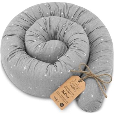 Totsy Baby Almohada para Dormir de Lado, Almohada para el Cuerpo de Serpiente 200 cm Algodón cojin Cervical Enrollable Lavable Cojines Grandes Almohada para el Cuerpo Oeko-Tex Galaxia Totsy Baby Almohada para Dormir de Lado, Almohada para el Cuerpo de Serpiente 200 cm Algodón cojin Cervical Enrollable Lavable Cojines Grandes Almohada para el Cuerpo Oeko-Tex Galaxia