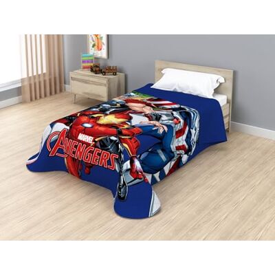 Disney Colcha Bouti Infantil Cama 90, 170x250 cm, Termosellada, Relleno Microfibra 100 g/m², Colcha Ligera Entretiempo (Avengers JE14477VL) Disney Colcha Bouti Infantil Cama 90, 170x250 cm, Termosellada, Relleno Microfibra 100 g/m², Colcha Ligera Entretiempo (Avengers JE14477VL)