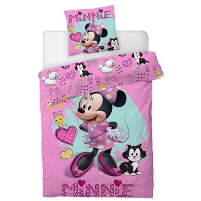 Disney Funda Duvet 140X200 CM + Estuche 63X63 CM Embalaje DE Tela Minnie Girl 100% POLIÉSTER edredón, Multicolor, Único Disney Funda Duvet 140X200 CM + Estuche 63X63 CM Embalaje DE Tela Minnie Girl 100% POLIÉSTER edredón, Multicolor, Único