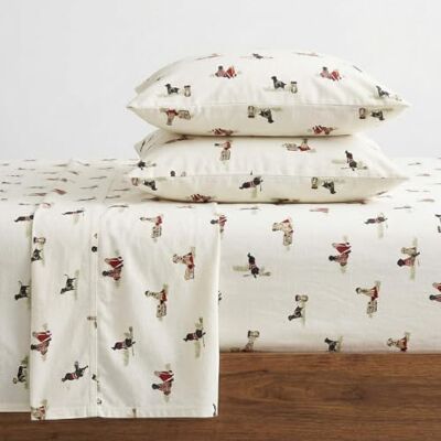 Eddie Bauer Sábanas Queen, Juego de Ropa de Cama de Franela de algodón, Cepillado para Mayor suavidad, acogedora decoración para el hogar (Retriever Adventures, Queen) Eddie Bauer Sábanas Queen, Juego de Ropa de Cama de Franela de algodón, Cepillado para Mayor suavidad, acogedora decoración para el hogar (Retriever Adventures, Queen)