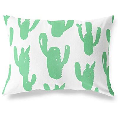 Bonamaison Fundas para Cojínes, Verde Petróleo-Blanco Funda de Almohada para Sofá Coche Silla Oficina Cama Decorativa Moderna Decoración del Hogar, 45x60 Cm Diseñado y Fabricado en Turquía Bonamaison Fundas para Cojínes, Verde Petróleo-Blanco Funda de Almohada para Sofá Coche Silla Oficina Cama Decorativa Moderna Decoración del Hogar, 45x60 Cm Diseñado y Fabricado en Turquía