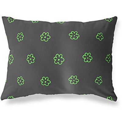 Bonamaison Fundas para Cojínes, Verde Neón-Humo Funda de Almohada para Sofá Coche Silla Oficina Cama Decorativa Moderna Decoración del Hogar, 45x60 Cm Diseñado y Fabricado en Turquía Bonamaison Fundas para Cojínes, Verde Neón-Humo Funda de Almohada para Sofá Coche Silla Oficina Cama Decorativa Moderna Decoración del Hogar, 45x60 Cm Diseñado y Fabricado en Turquía