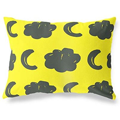 Bonamaison Fundas para Cojínes, Amarillo Neón-Humo Funda de Almohada para Sofá Coche Silla Oficina Cama Decorativa Moderna Decoración del Hogar, 45x60 Cm Diseñado y Fabricado en Turquía Bonamaison Fundas para Cojínes, Amarillo Neón-Humo Funda de Almohada para Sofá Coche Silla Oficina Cama Decorativa Moderna Decoración del Hogar, 45x60 Cm Diseñado y Fabricado en Turquía