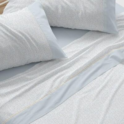 Blanco Juego de sábanas Cama de 150 a 160cm. (+Medidas Disponibles) Diseño 550 Color Azul (150-160x190/200cm.) Blanco Juego de sábanas Cama de 150 a 160cm. (+Medidas Disponibles) Diseño 550 Color Azul (150-160x190/200cm.)