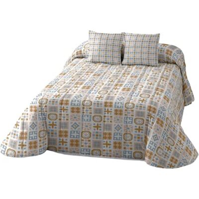 BL BELUM BELUM Colcha Bouti reversible100 gr Cama 135/140 Medida Producto: 235x270 Tejido: 100% algodón orgánico 175 Hilos. Certificado Oeko-Tex Modelo: Edam BL BELUM BELUM Colcha Bouti reversible100 gr Cama 135/140 Medida Producto: 235x270 Tejido: 100% algodón orgánico 175 Hilos. Certificado Oeko-Tex Modelo: Edam