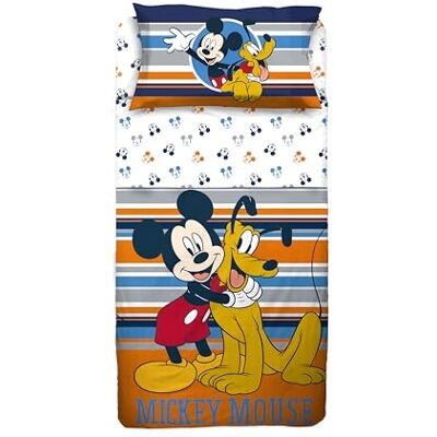 hermet Juego de sábanas para Cama Individual de Mickey 100% algodón, Juego de sábanas, sábana encimera con Borde + sábana Bajera con Esquinas + Funda de Almohada hermet Juego de sábanas para Cama Individual de Mickey 100% algodón, Juego de sábanas, sábana encimera con Borde + sábana Bajera con Esquinas + Funda de Almohada