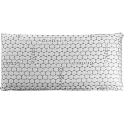 DUÉRMETE ONLINE Almohada Viscoelástica Carbono Plus Máximo Confort y Excelente Adaptabilidad con Propiedades Antiestrés 75 x 40 cm DUÉRMETE ONLINE Almohada Viscoelástica Carbono Plus Máximo Confort y Excelente Adaptabilidad con Propiedades Antiestrés 75 x 40 cm