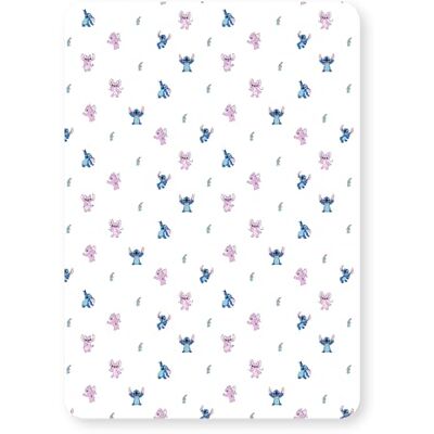 Disney Lilo and Stitch Sábana Bajera Ajustable Oficial para Cama Doble, diseño frío con Puntada y ángel, diseñada para Camas Dobles, poliéster Suave con Borde elástico, Dormitorio Disney Lilo and Stitch Sábana Bajera Ajustable Oficial para Cama Doble, diseño frío con Puntada y ángel, diseñada para Camas Dobles, poliéster Suave con Borde elástico, Dormitorio
