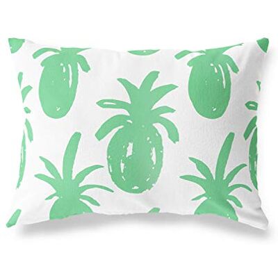 Bonamaison Fundas para Cojínes, Verde Petróleo-Blanco Funda de Almohada para Sofá Coche Silla Oficina Cama Decorativa Moderna Decoración del Hogar, 45x60 Cm Diseñado y Fabricado en Turquía Bonamaison Fundas para Cojínes, Verde Petróleo-Blanco Funda de Almohada para Sofá Coche Silla Oficina Cama Decorativa Moderna Decoración del Hogar, 45x60 Cm Diseñado y Fabricado en Turquía