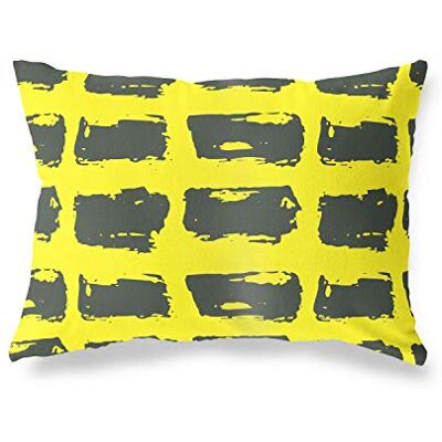 Bonamaison Fundas para Cojínes, Amarillo Neón-Humo Funda de Almohada para Sofá Coche Silla Oficina Cama Decorativa Moderna Decoración del Hogar, 45x60 Cm Diseñado y Fabricado en Turquía Bonamaison Fundas para Cojínes, Amarillo Neón-Humo Funda de Almohada para Sofá Coche Silla Oficina Cama Decorativa Moderna Decoración del Hogar, 45x60 Cm Diseñado y Fabricado en Turquía
