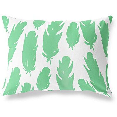 Bonamaison Fundas para Cojínes, Verde Petróleo-Blanco Funda de Almohada para Sofá Coche Silla Oficina Cama Decorativa Moderna Decoración del Hogar, 35x50 Cm Diseñado y Fabricado en Turquía Bonamaison Fundas para Cojínes, Verde Petróleo-Blanco Funda de Almohada para Sofá Coche Silla Oficina Cama Decorativa Moderna Decoración del Hogar, 35x50 Cm Diseñado y Fabricado en Turquía