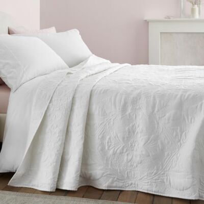 Bianca Fine Linens Marianne Matelasse Colcha (240 x 260 cm), Color Blanco Bianca Fine Linens Marianne Matelasse Colcha (240 x 260 cm), Color Blanco