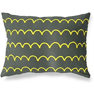Bonamaison Fundas para Cojínes, Amarillo Neón-Humo Funda de Almohada para Sofá Coche Silla Oficina Cama Decorativa Moderna Decoración del Hogar, 35x50 Cm Diseñado y Fabricado en Turquía Bonamaison Fundas para Cojínes, Amarillo Neón-Humo Funda de Almohada para Sofá Coche Silla Oficina Cama Decorativa Moderna Decoración del Hogar, 35x50 Cm Diseñado y Fabricado en Turquía