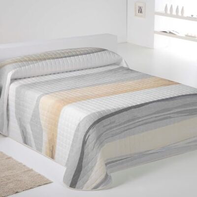 NATURALS ICEHOME Colcha Bouti Estampada o Lisa para Verano y Entretiempo Microfibra Extra Suave Acolchado a Rombos Cubrecama Reversible (Nobre Tierras, Cama 180) NATURALS ICEHOME Colcha Bouti Estampada o Lisa para Verano y Entretiempo Microfibra Extra Suave Acolchado a Rombos Cubrecama Reversible (Nobre Tierras, Cama 180)