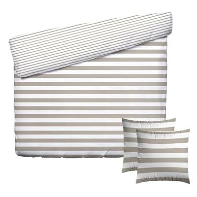Pure Juego de Cama de 3 Piezas para 2 Personas, Funda nórdica de 240 x 220 cm y 2 Fundas de Almohada de 80 x 80 cm, 100% satén de algodón, 80 Hilos, Certificado Öko-Tex – escoria Marina Pure Juego de Cama de 3 Piezas para 2 Personas, Funda nórdica de 240 x 220 cm y 2 Fundas de Almohada de 80 x 80 cm, 100% satén de algodón, 80 Hilos, Certificado Öko-Tex – escoria Marina
