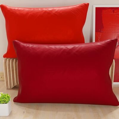 PETTI ARTIGIANI ITALIANI PETTI Artesanos Italianos Par de Fundas de Cojín de Microfibra de 145x40 cm, Cojines Decorativos para Dormitorio, Cojines para Sofá, Juego de 2 Fundas de Cojín, Funda de Almohada Doble en Rojo y Bur PETTI ARTIGIANI ITALIANI PETTI Artesanos Italianos Par de Fundas de Cojín de Microfibra de 145x40 cm, Cojines Decorativos para Dormitorio, Cojines para Sofá, Juego de 2 Fundas de Cojín, Funda de Almohada Doble en Rojo y Bur