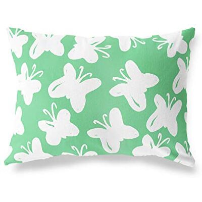 Bonamaison Fundas para Cojínes, Verde Petróleo-Blanco Funda de Almohada para Sofá Coche Silla Oficina Cama Decorativa Moderna Decoración del Hogar, 45x60 Cm Diseñado y Fabricado en Turquía Bonamaison Fundas para Cojínes, Verde Petróleo-Blanco Funda de Almohada para Sofá Coche Silla Oficina Cama Decorativa Moderna Decoración del Hogar, 45x60 Cm Diseñado y Fabricado en Turquía