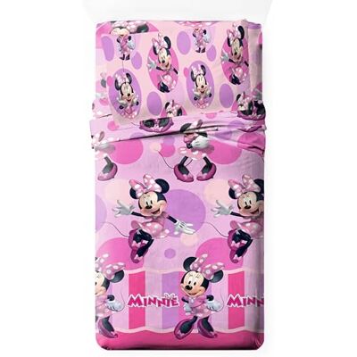 Disney Juego de Sábanas Infantil 3 Piezas Licencia Oficial Marvel (Encimera+Bajera+Almohada) 52% Algodón 48% Poliéster – Cama 90/105 (Cama 105cm, Minnie) Disney Juego de Sábanas Infantil 3 Piezas Licencia Oficial Marvel (Encimera+Bajera+Almohada) 52% Algodón 48% Poliéster – Cama 90/105 (Cama 105cm, Minnie)