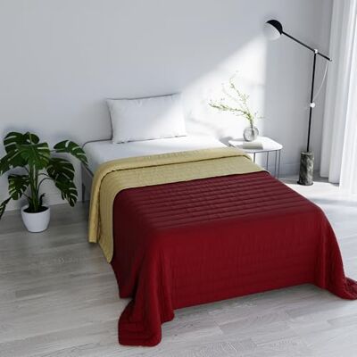 Italian Bed Linen Elegant Ropa DE Cama Italiano Colcha Verano Burdeos/Nata líquida 170 x 270 cm Italian Bed Linen Elegant Ropa DE Cama Italiano Colcha Verano Burdeos/Nata líquida 170 x 270 cm