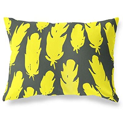 Bonamaison Fundas para Cojínes, Amarillo Neón-Humo Funda de Almohada para Sofá Coche Silla Oficina Cama Decorativa Moderna Decoración del Hogar, 45x60 Cm Diseñado y Fabricado en Turquía Bonamaison Fundas para Cojínes, Amarillo Neón-Humo Funda de Almohada para Sofá Coche Silla Oficina Cama Decorativa Moderna Decoración del Hogar, 45x60 Cm Diseñado y Fabricado en Turquía