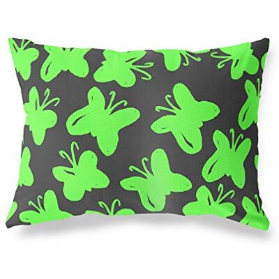 Bonamaison Fundas para Cojínes, Verde Neón-Humo Funda de Almohada para Sofá Coche Silla Oficina Cama Decorativa Moderna Decoración del Hogar, 45x60 Cm Diseñado y Fabricado en Turquía Bonamaison Fundas para Cojínes, Verde Neón-Humo Funda de Almohada para Sofá Coche Silla Oficina Cama Decorativa Moderna Decoración del Hogar, 45x60 Cm Diseñado y Fabricado en Turquía